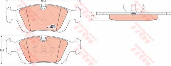 DR!VE+ DP1010100960 Комплект гальмівних колодок, дискове гальмо