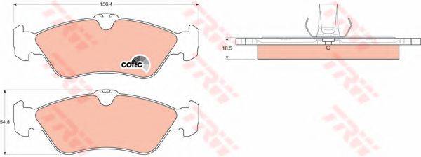 DR!VE+ DP1010100838 Комплект гальмівних колодок, дискове гальмо