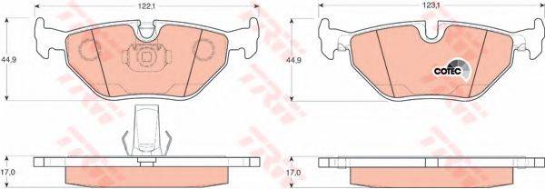 DR!VE+ DP1010100810 Комплект гальмівних колодок, дискове гальмо