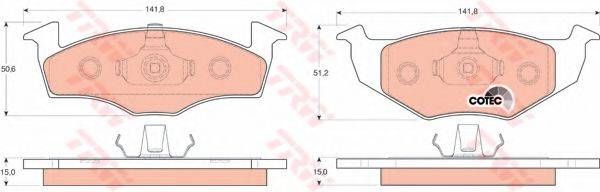 DR!VE+ DP1010100812 Комплект гальмівних колодок, дискове гальмо