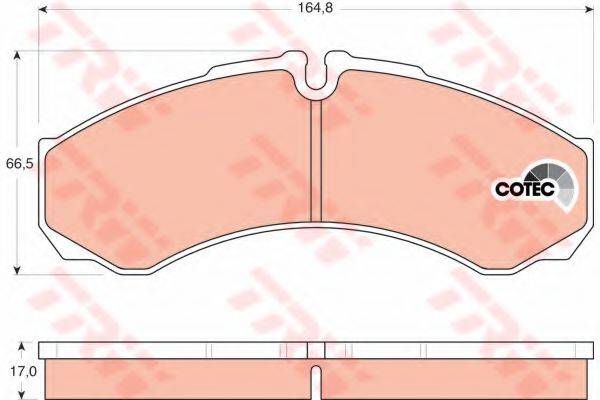 DR!VE+ DP1010100882 Комплект гальмівних колодок, дискове гальмо