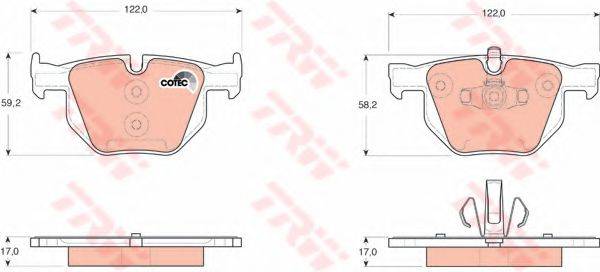 DR!VE+ DP1010100768 Комплект гальмівних колодок, дискове гальмо