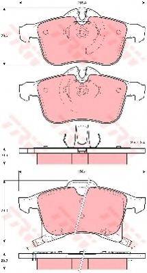 DR!VE+ DP1010100439 Комплект гальмівних колодок, дискове гальмо