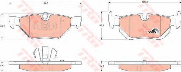 DR!VE+ DP1010100892 Комплект гальмівних колодок, дискове гальмо