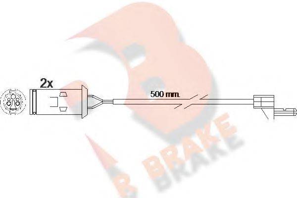 R BRAKE 610222RB Сигналізатор, знос гальмівних колодок