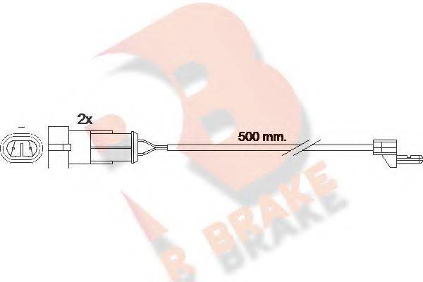 R BRAKE 610223RB Сигналізатор, знос гальмівних колодок