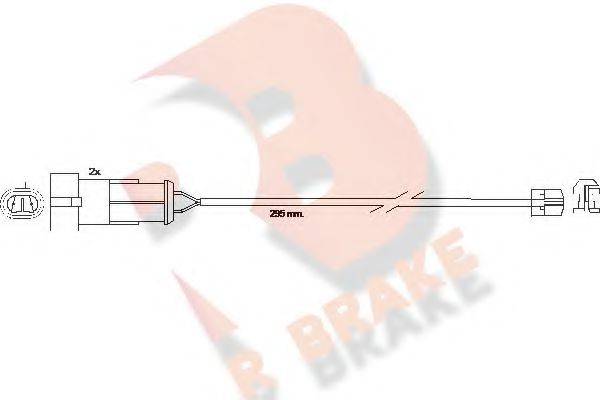 R BRAKE 610256RB Сигналізатор, знос гальмівних колодок