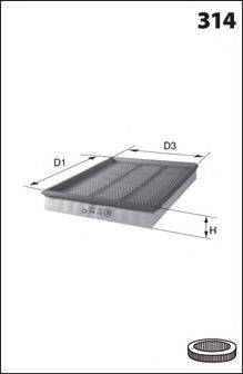 LUCAS FILTERS LFAF449 Повітряний фільтр