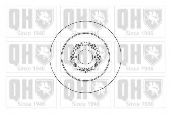 QUINTON HAZELL BDC5080 гальмівний диск