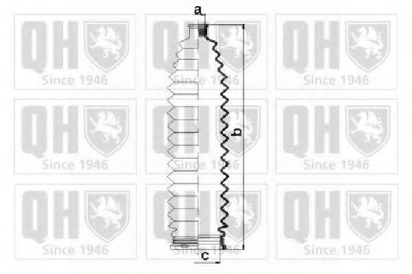 QUINTON HAZELL QG1504 Комплект пильника, рульове керування