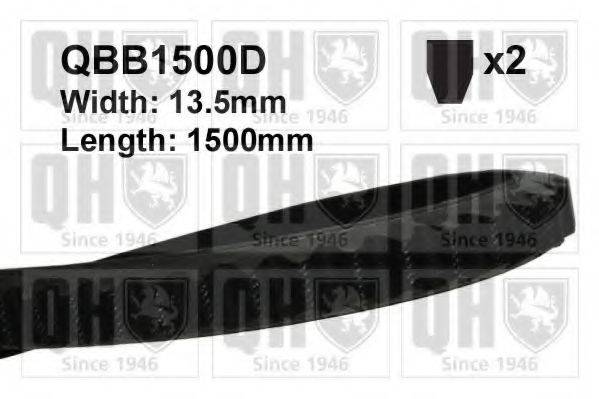 QUINTON HAZELL QBB1500D Клиновий ремінь