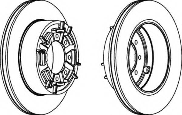 FERODO FCR140A гальмівний диск