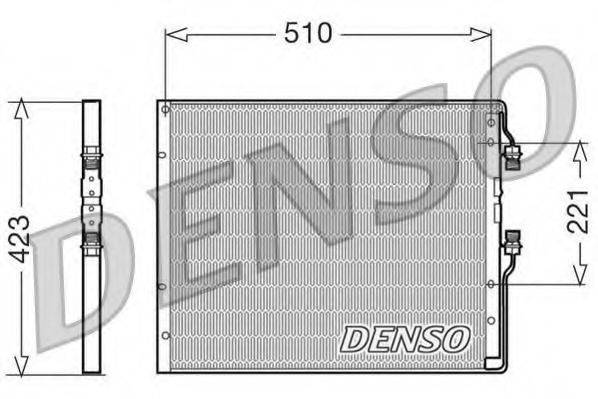 DENSO DCN12100 Конденсатор, кондиціонер