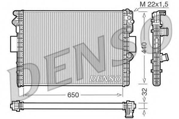 DENSO DRM12001 Радіатор, охолодження двигуна
