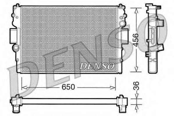 DENSO DRM12007 Радіатор, охолодження двигуна