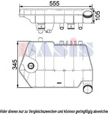 AKS DASIS 294000N Компенсаційний бак, охолоджуюча рідина