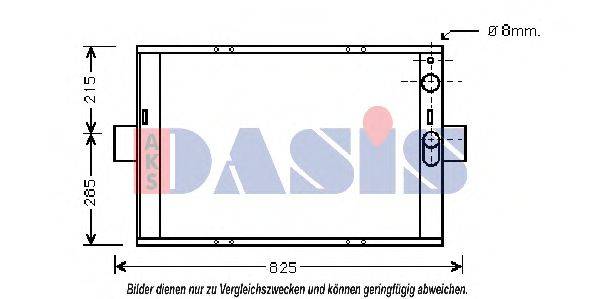 AKS DASIS 400320N Радіатор, охолодження двигуна