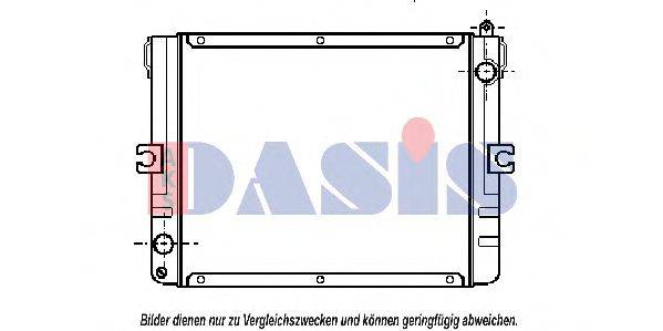 AKS DASIS 400360N Радіатор, охолодження двигуна