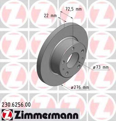 ZIMMERMANN 230625600 гальмівний диск