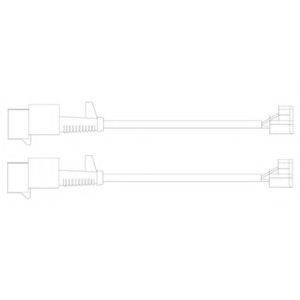 DELPHI LZ0246 Контрольний контакт, контроль шару гальмівних колодок
