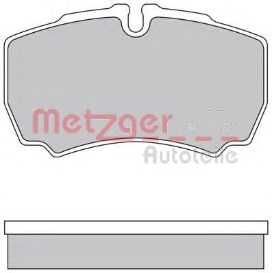 METZGER 1170226 Комплект гальмівних колодок, дискове гальмо