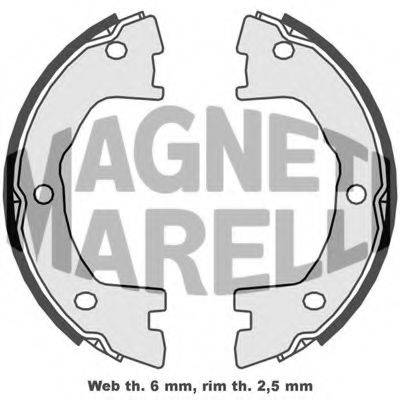 MAGNETI MARELLI 360219198302 Гальмівні колодки