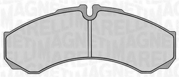 MAGNETI MARELLI 363916060283 Комплект гальмівних колодок, дискове гальмо