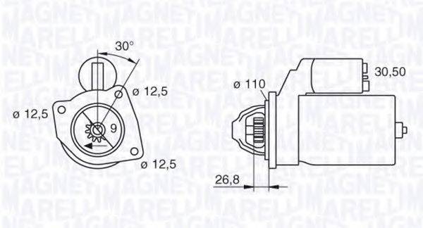 MAGNETI MARELLI 063216741010 Стартер