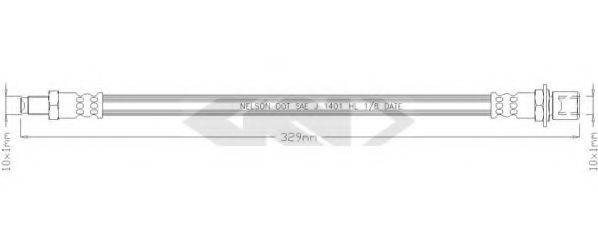 SPIDAN 338629 Гальмівний шланг