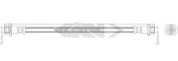 SPIDAN 340338 Гальмівний шланг