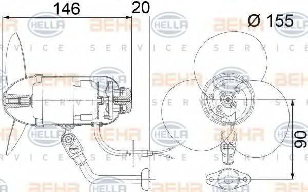 BEHR HELLA SERVICE 8EW 009 157-251