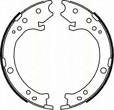 TRISCAN 810040007 Комплект гальмівних колодок, стоянкова гальмівна система