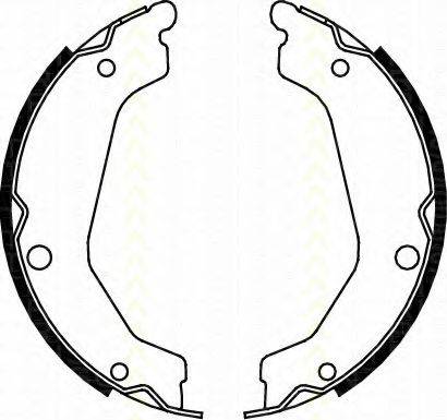 TRISCAN 810043019 Комплект гальмівних колодок; Комплект гальмівних колодок, стоянкова гальмівна система