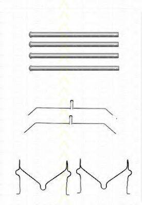 TRISCAN 8105131640 Комплектуючі, колодки дискового гальма