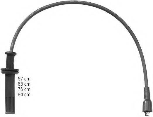 BERU ZEF1079 Комплект дротів запалювання