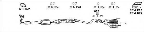 HJS OP488 Система випуску ОГ