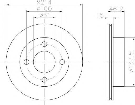 PAGID 52332 гальмівний диск