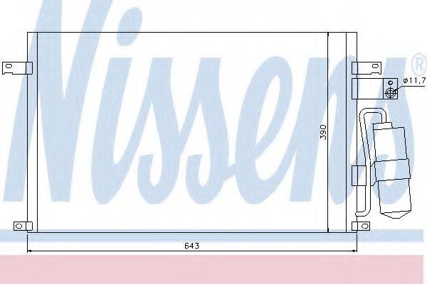 NISSENS 94978 Конденсатор, кондиціонер