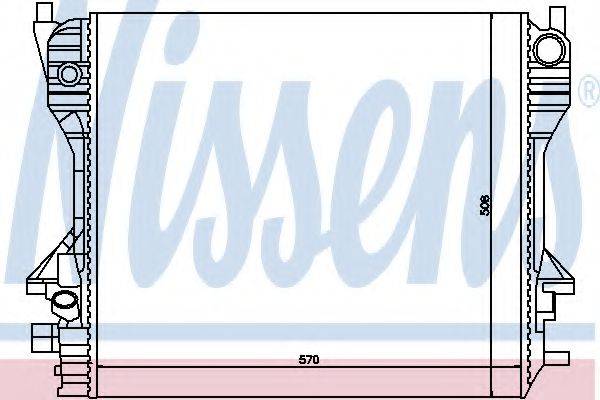 NISSENS 66707 Радіатор, охолодження двигуна