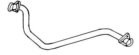 WALKER 16893 Труба вихлопного газу