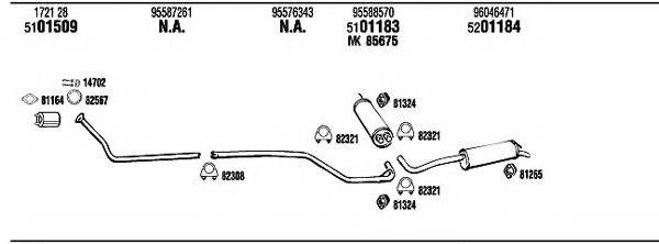 WALKER CI61011 Система випуску ОГ