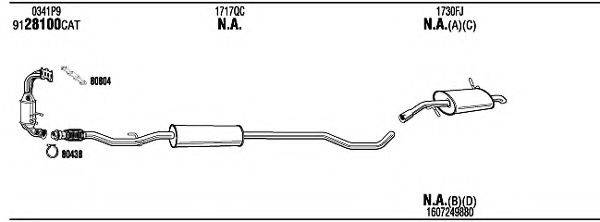 WALKER CIK32029 Система випуску ОГ