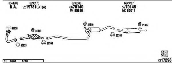 WALKER FO20250 Система випуску ОГ
