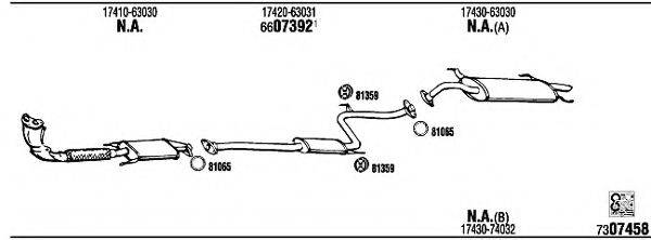 WALKER TO87905 Система випуску ОГ