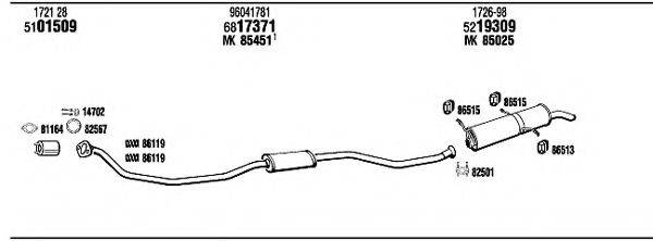 FONOS CI25029 Система випуску ОГ