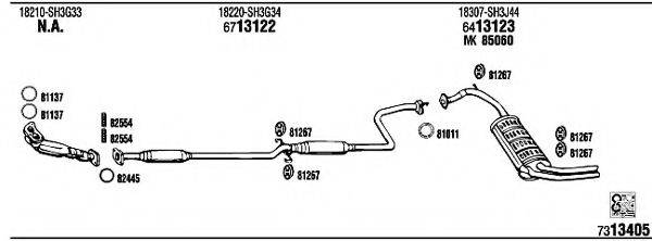 FONOS HO61003 Система випуску ОГ