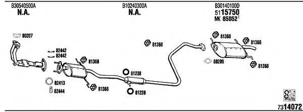 FONOS MA12100A Система випуску ОГ