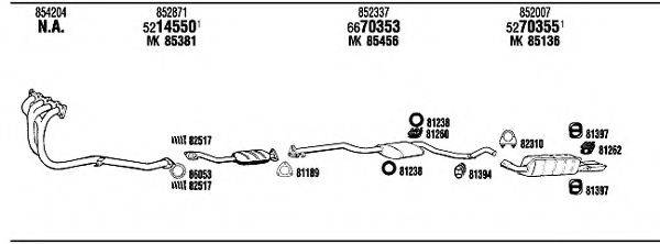FONOS OP60002 Система випуску ОГ