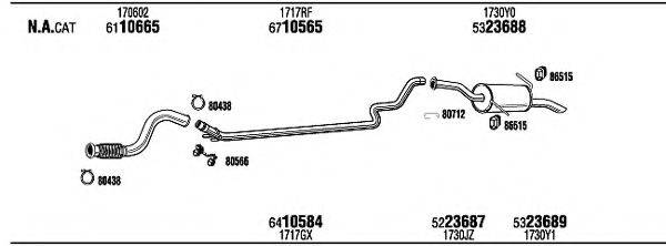 FONOS PEH24536B Система випуску ОГ