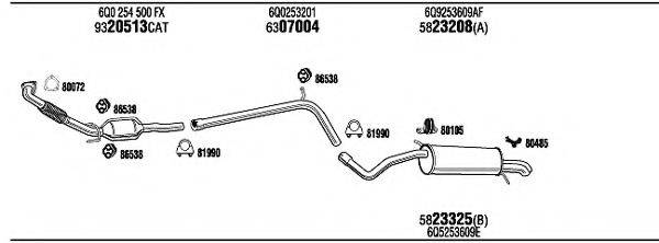 FONOS SKH15584B Система випуску ОГ